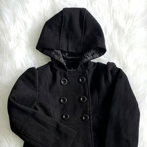 Faux Wool Girl's Coat